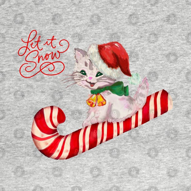 Let it snow kitty by Peaceful Pigments